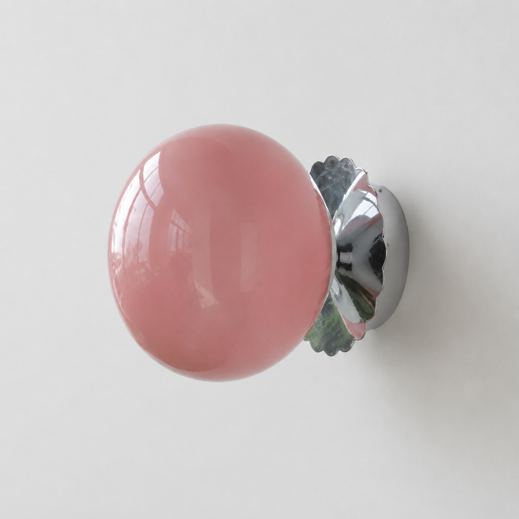 Franse Retro Wandlamp Roze