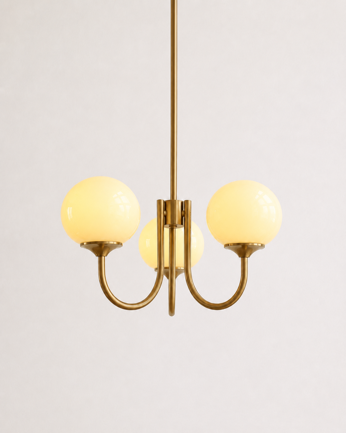 Retro Franse Kandelaar Beige