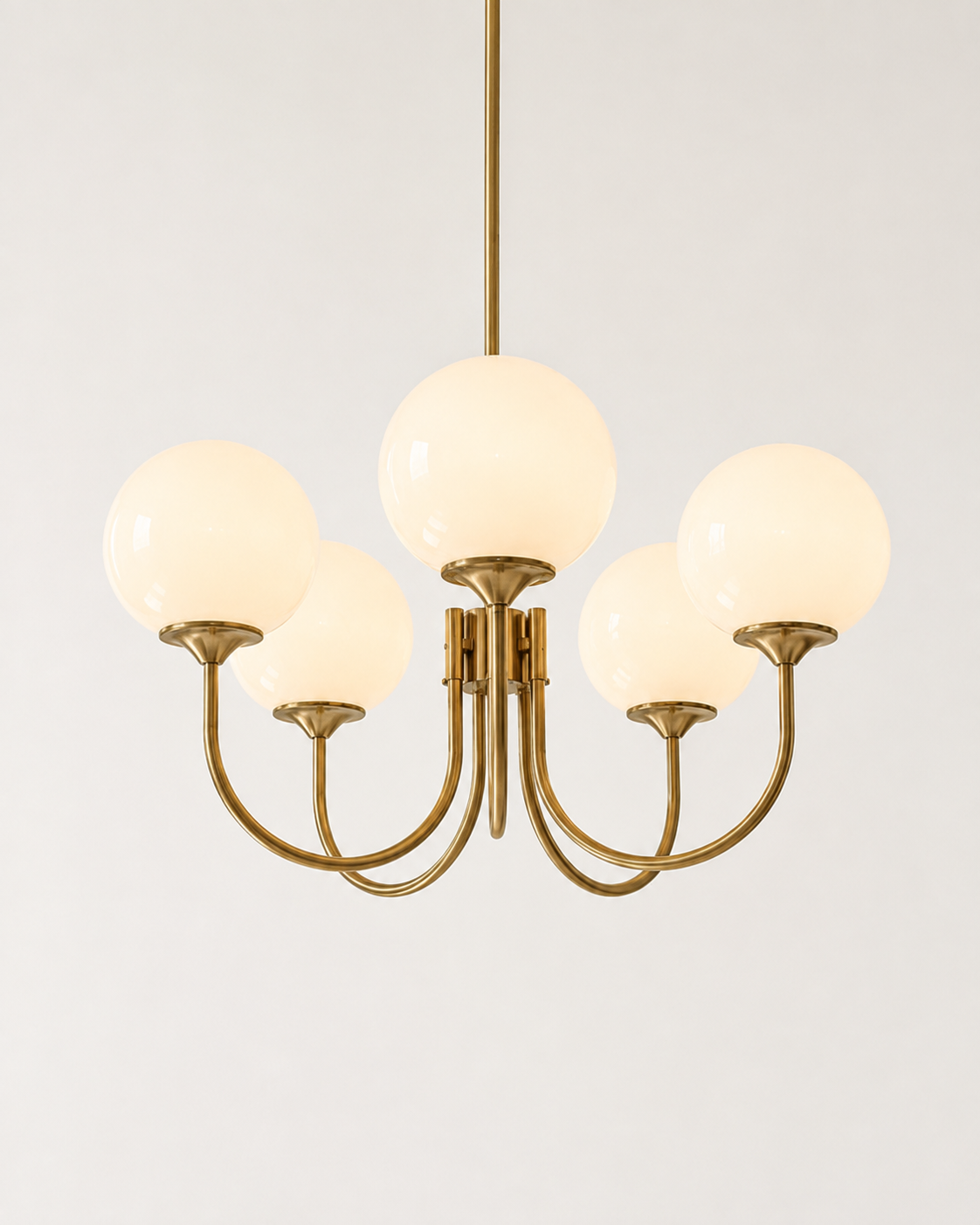 Retro Franse Kandelaar Beige