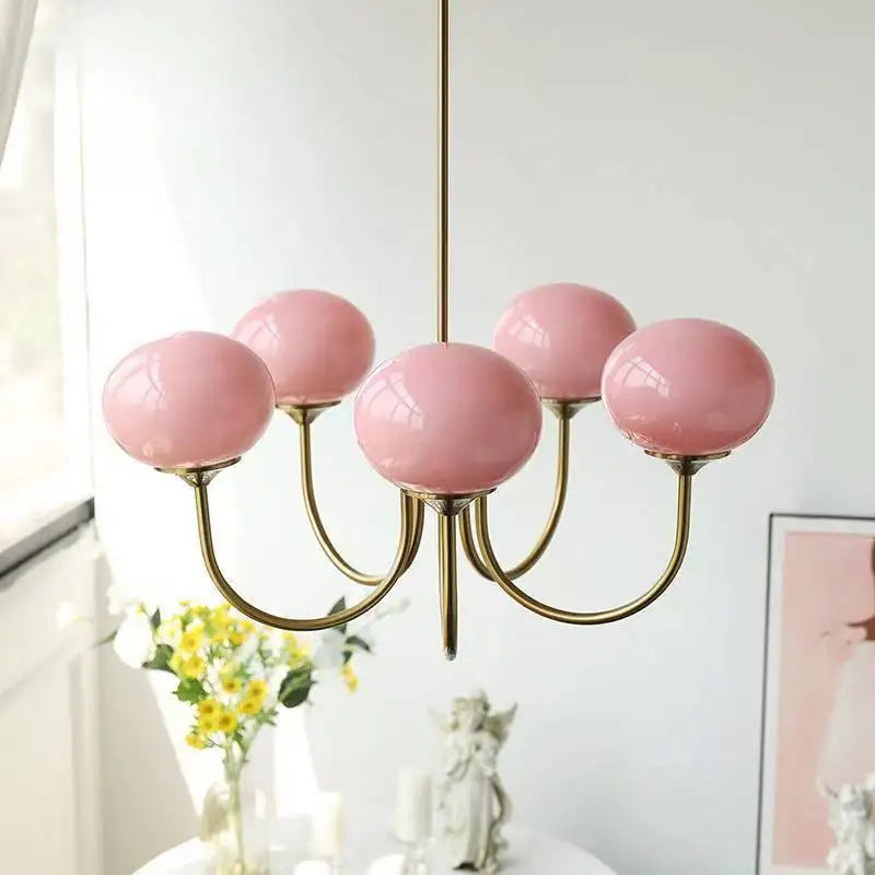 Retro Franse Kandelaar Roze
