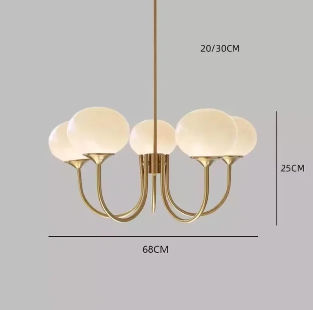 Retro Franse Kandelaar Beige