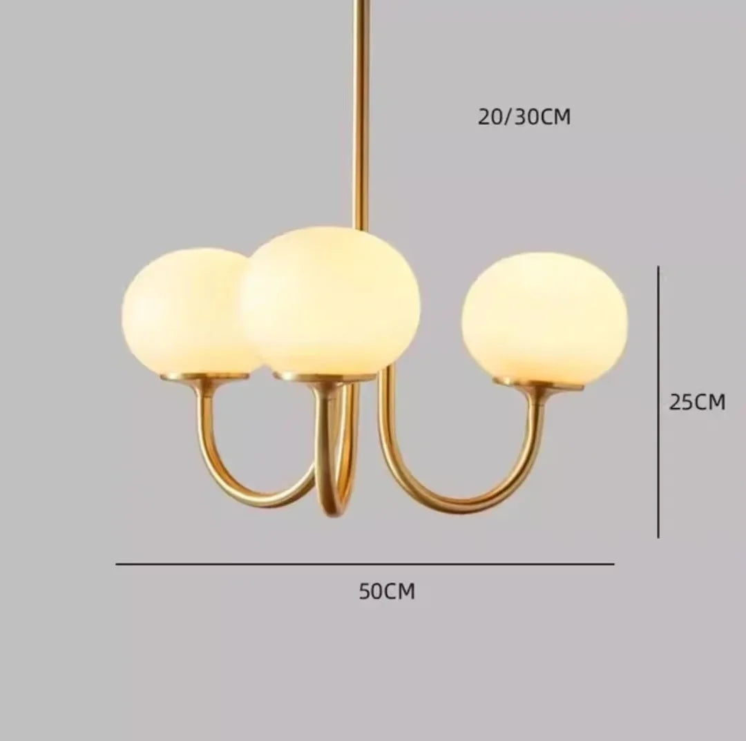 Retro Franse Kandelaar Beige